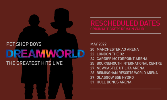 Pet Shop Boys Dreamworld Tour 2022